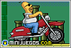 Homer Motorbike | Minijuegos.com