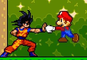 Mario vs Goku on Miniplay.com