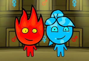 FireBoy and WaterGirl: The Forest Temple on Miniplay.com