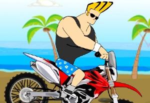 Johnny Bravo Beach Stunt on Miniplay.com